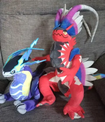 포켓몬 미라이돈 콜라이돈 봉제 인형 타카라토미