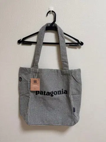 patagonia 히코리 스트라이프 토트백