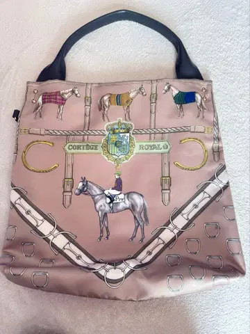 삭 SAC pure pow wow 말과 안장 패턴 토트백