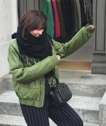 MA-1 자켓 올리브 그린