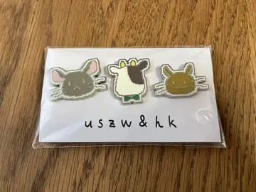 도쿄돔 TOP4 우시자와 핀 배지 3종 세트