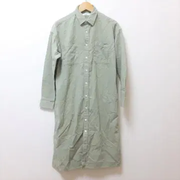 새상품 relume 저널 스탠다드 셔츠 원피스 롱 Q038