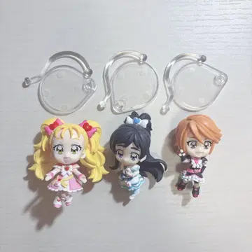 빛의 전사 프리큐어 블랙 화이트 샤이니 루미너스 피규어 가챠