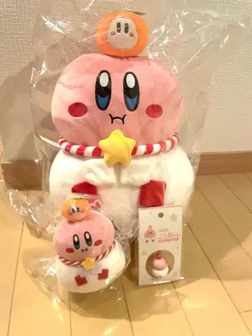 별의 커비 오모치모치모치 호오바리 봉제 인형 마스코트 미개봉 우체국 3개
