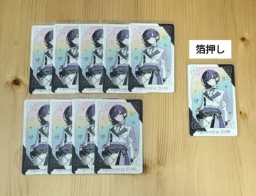 프로세카 아사히나 마후유 5주년 감사제 그리 카 10장 세트 금박