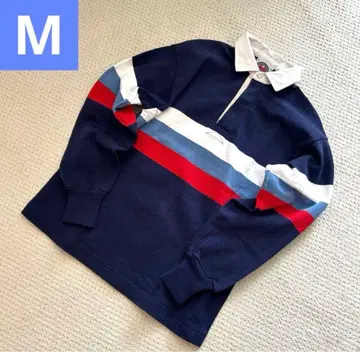 새상품급 바바리안 긴팔 라거 셔츠 보더 캐나다제 네이비 M