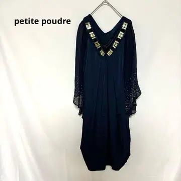 petite poudre 튜닉 원피스 네이비 FREE