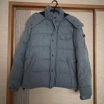 THE SHOP TK 후드 부착 다운 자켓 M 그레이