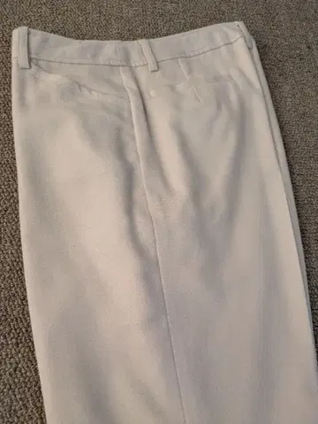 esche 총 안감 베이지 팬츠 42