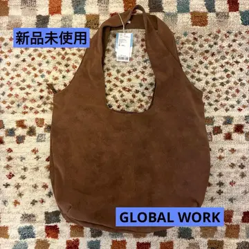 GLOBAL WORK 글로별 워크 스페경락 스웨이드 토트백 베이지