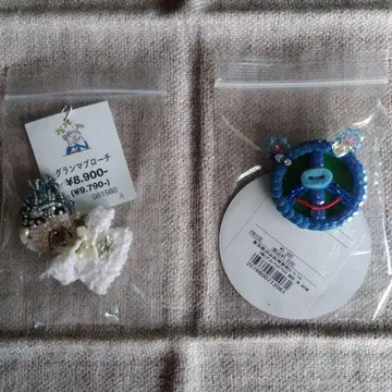 알베로베로 브로치 돼지 블루 그랑마 2점 오레보레브라