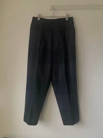 [ 새상품급 ] LAD MUSICIAN 2턱 테이퍼드 와이드 팬츠 울