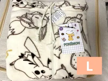 새상품 캐릭터 포켓몬 스위츠 디자인 플리스 복슬복슬 후드티 사이즈 L