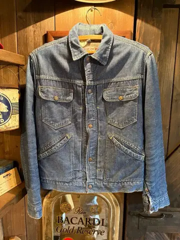 50s Bar C by Carwood 빈티지 데님 자켓 셀비지