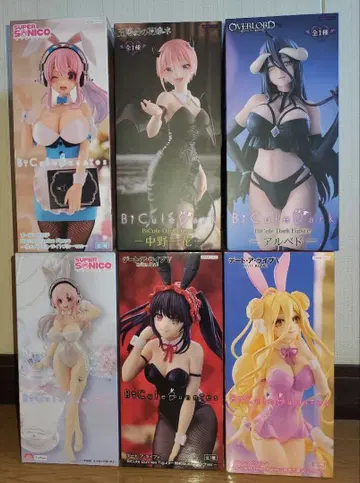 Bicute 프라이스 피규어 6개 묶음 판매