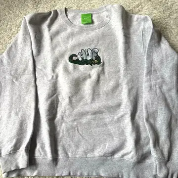 HUF 그레이 크루넥 트레이닝복 M