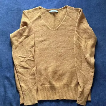 URBAN REVIVO 울 혼방 V넥 스웨터
