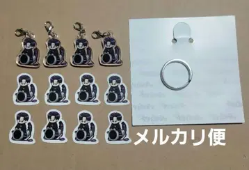 마지메니 야바시티 혼키 렌보 아크릴 참 플레이크 씰 숏피 4