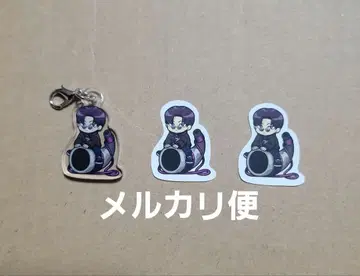 마지메니 야바시티 혼키 렌보 아크릴 참 플레이크 씰 숏피