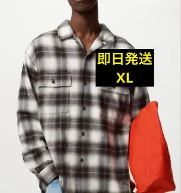 JW ANDERSON 브러쉬드 코튼 오버 사이즈 셔츠 XL 사이즈