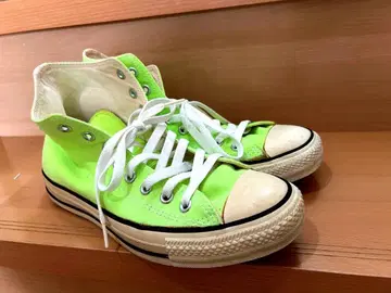 컨버스 올스타 하이컷 형광 그린 converse 26.5cm