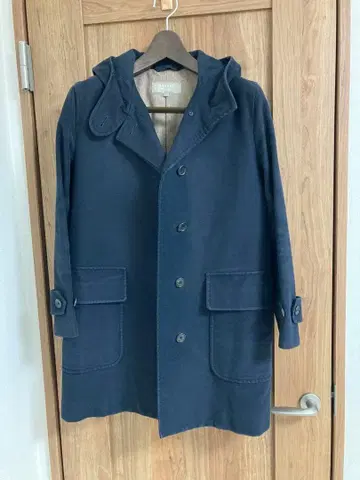 MARGARET HOWELL 네이비 더플 코트