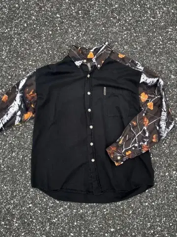 Legendary Whitetails 블랙 카모플라주 긴팔 셔츠 리얼트리