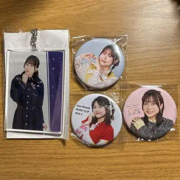 미나세 이노리 키링 캔뱃지 세트