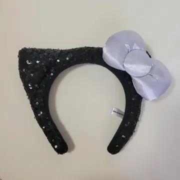 [ 새상품급 ] USJ 헬로키티 스팽글 머리띠 블랙