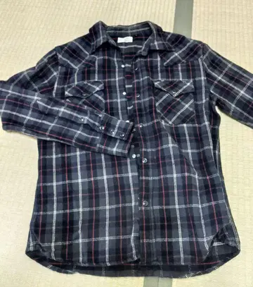 Lee 두꺼운 원단 긴팔 셔츠