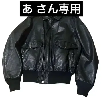 SCHOTT USA제 봄버 자켓 가죽 사이즈 42