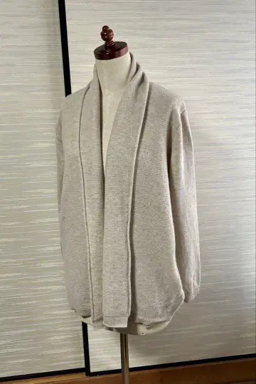 자유구 가디건 캐시미어 10% 혼방