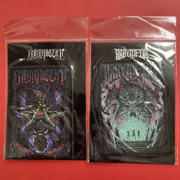 BABYMETAL 스티커 와펜 2개 세트