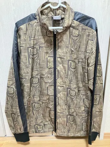 푸마 골프 윈드 브레이커 M 사이즈 골드