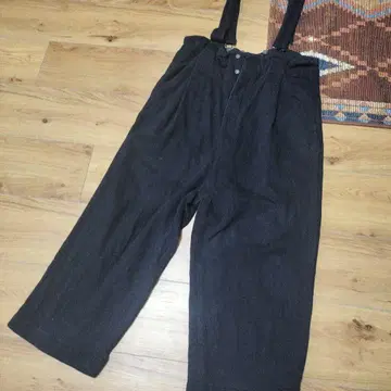 FIRMUM 서스펜더 포함 와이드 팬츠