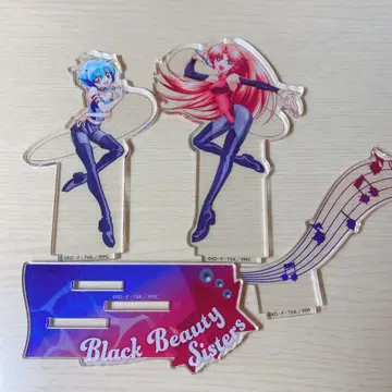 피치피치피치 블랙 뷰티 시스터즈 아크릴 스탠드 셰셰 미미