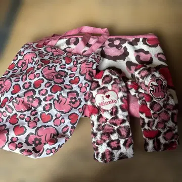 담요 미니 마우스 장갑 토트백 세트