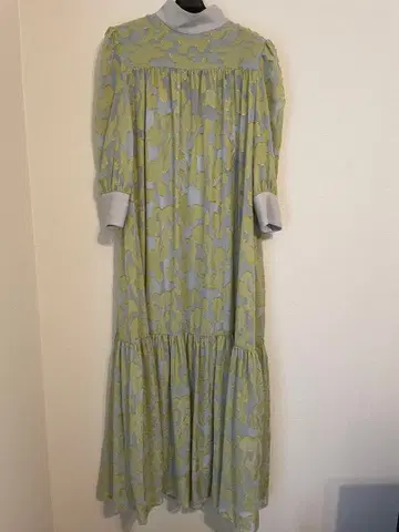 Ameri VINTAGE 자카드 롱 원피스