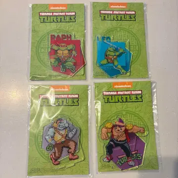 뮤턴트 터틀즈 아크릴 스탠드 4개 세트