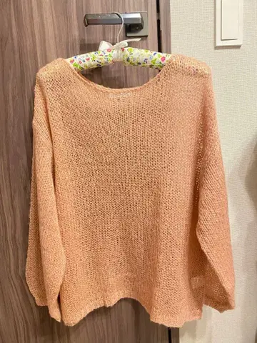 [ 새상품급 ] naturalcouture 핑크 니트 긴팔 스웨터