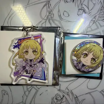 abec BUNBUN전 노기 소노코 아크릴 키링 캔뱃지 세트