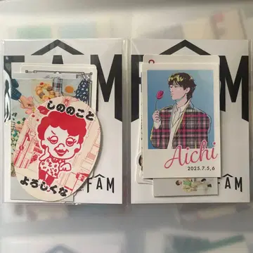 FAM 아이치 오사카 한정판 스티커 2점