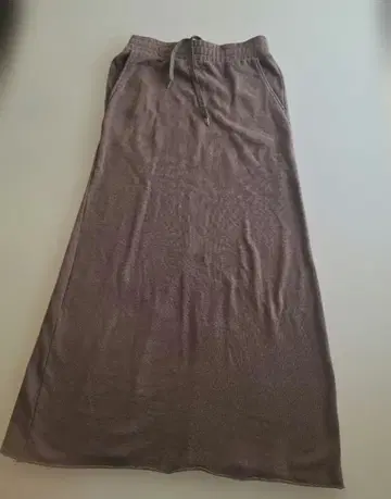 AP STUDIO 롱 타이트 스커트 브라운