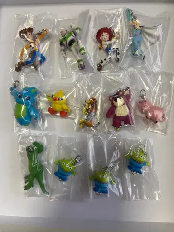 토이스토리 흔들흔들 이어지는 마스코트 전 종류