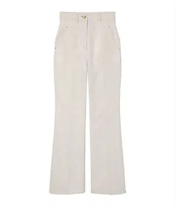 mame 24ss Floral Embossed Flare Jeans
