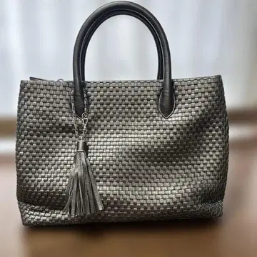 ESTINE 실버 핸드백 태슬 포함 기모노에도 잘 어울리는