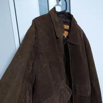 브라운 가죽 자켓