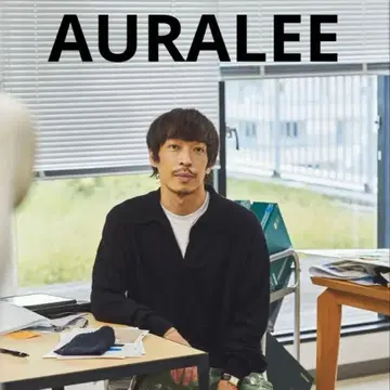 AURALEE CASHMERE SILK KNIT SKIPPER POLO