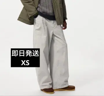 유니클로 x JW ANDERSON 코듀로이 워크 팬츠 그레이 XS