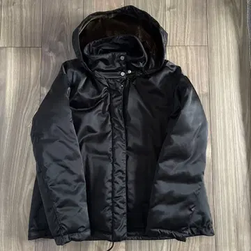 icb 후드 부착 다운 자켓 리버서블